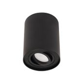 Spot LAMPA sufitowa BASIC ROUND C0068 Maxlight natynkowa OPRAWA metalowa tuba czarna