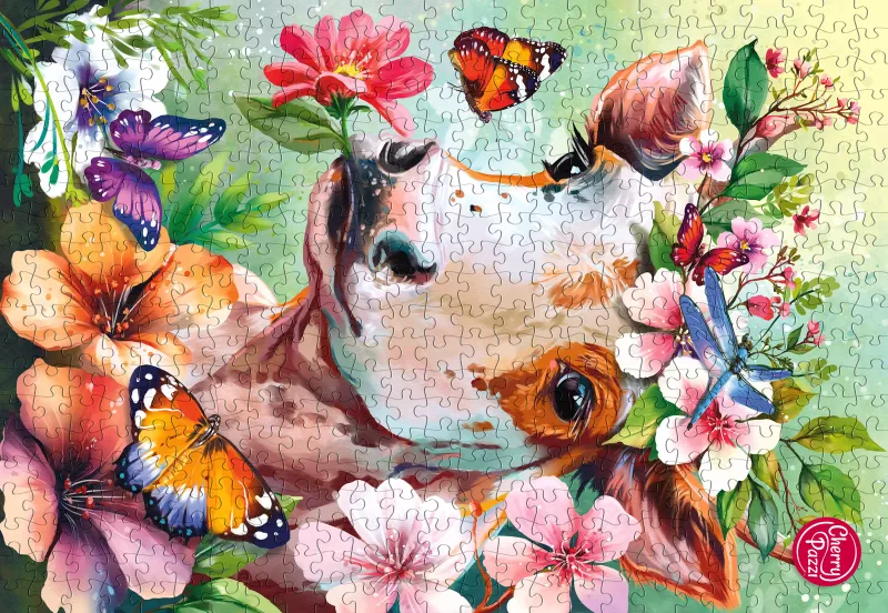 Puzzle 500 elementów. Krowa Wow! 20029 zdjęcie 3