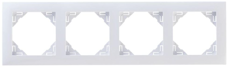 Efapel Base ramka 4-krotna biały 90940 KBR zdjęcie 1