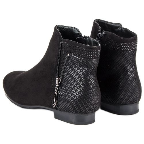 Czarne płaskie botki r.41 na Arena.pl