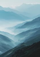 Plakat 70x100cm Między Chmurami