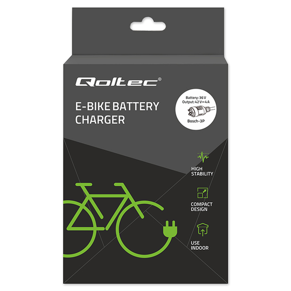 Qoltec Ładowarka e-bike 42V 4A Bosch zdjęcie 10