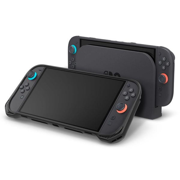 spigen rugged armor nintendo switch 2 matte black zdjęcie 9