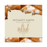 intimate earth natural flavors lubrykant saszetka słony karmel 3ml