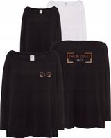 T-shirt damski z rękawami 3/4 TWÓJ WŁASNY HAFT LOGO firmowa reklamowa 10szt