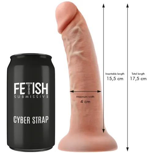 fetish submissive cyber strap uprząż z pilotem watchme, silikon 17,5 cm na Arena.pl