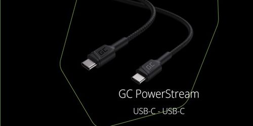 2x Kabel USB-C TypC 2m GC PowerStream szybkie ładowanie PowerDelivery (60W) na Arena.pl
