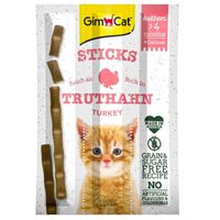 GimCat Sticks Kitten - kiełbaski indyk i wapno 3 sztuki