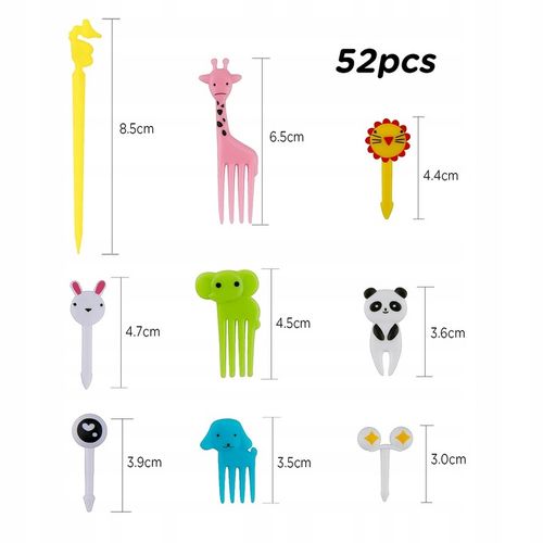 WIDELCZYKI DO PRZEKĄSEK DLA DZIECI WIDELCE DO OWOCÓW ŻYWNOŚCI WIDELCE na Arena.pl