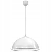 Lampa Wisząca KUCHNIA Biały Klosz z Tworzywa 1xE27 41cm