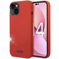ETUI DO IPHONE 14/15/13 6.1 TUMI HARDCASE LIQUID SILICONE CZERWONY