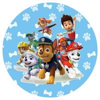 Opłatek na tort PAW Psi Patrol Pies Pieski Marshall Rubble Rocky Skye Zuma