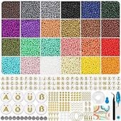 Zestaw koralików DIY do bransoletek 24 kolory