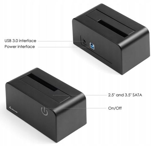 STACJA DOKUJĄCA DO DYSKÓW TWARDYCH 2,5" 3,5" USB 3.0 SATA II SATA III na Arena.pl
