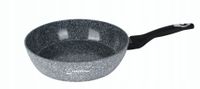 2 x PATELNIA TRADYCYJNA GŁĘBOKA MARMUREK 20 CM POWŁOKA GRANITOWA INDUKCJA G