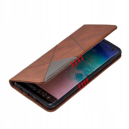 Zaps Origami Galaxy S10+ Brązowy na Arena.pl