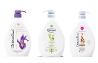 Dermomed Zestaw - 3X Żel Pod Prysznic 1000 Ml - Migdał, Irys, Lime