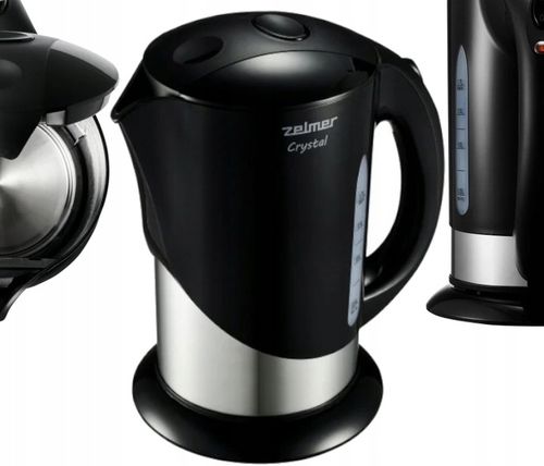 ZELMER CZAJNIK BEZPRZEWODOWY ELEKTRYCZNY STAL NIERDZEWNA DUŻY 1,7L 2200W na Arena.pl