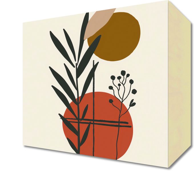 Obraz 20x20cm Kontrast w Botanice zdjęcie 1