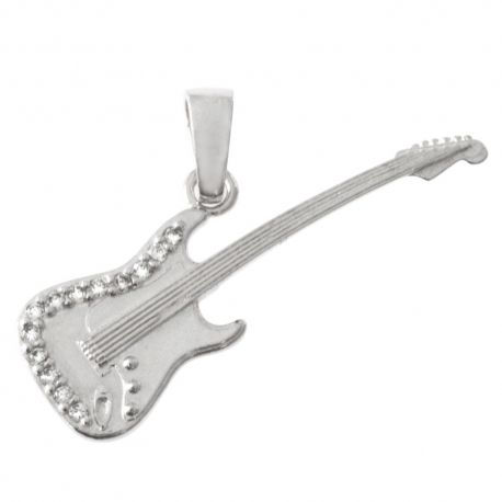 SREBRNY WISIOREK GITARA Z CYRKONIAMI SREBRO PRÓBY 925 na Arena.pl