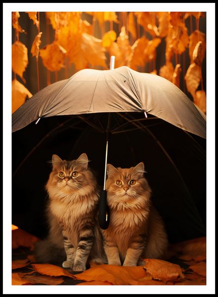 Plakat 67,5x95cm Jesienny Koci Schron zdjęcie 3