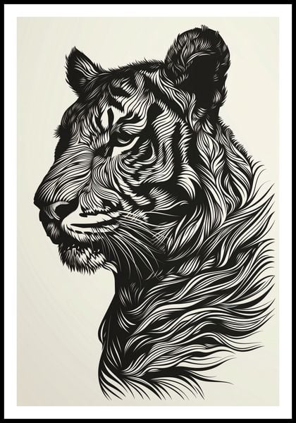 Plakat 61x90,5cm Tygrysi Gwizd zdjęcie 3