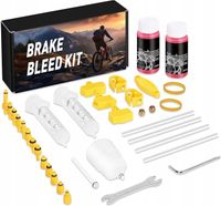 ZESTAW DO ODPOWIETRZANIA HAMULCÓW ROWEROWYCH HYDRAULICZNYCH + OLEJ