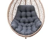 Poduszka GEORGE na fotel wiszący typu KOKON, huśtawkę ogrodową 120x100