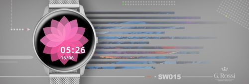 Damski SMARTWATCH G. Rossi SW015-3 Srebrny na Arena.pl