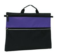 Torba na dokumenty FILE czarny, purpurowy