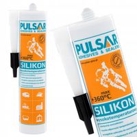 SILIKON WYSOKOTEMPERATUROWY PULSAR CZERWONY +360°C 300 ml