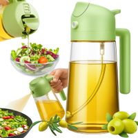 Spryskiwacz szklany do oliwy oleju octu dozownik w sprayu rozpylacz 470 ml