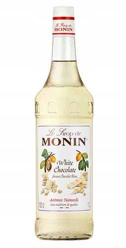 Syrop do kawy MONIN WHITE CHOCOLATE 1000 ml BIAŁA CZEKOLADA 1L SZKŁO na Arena.pl
