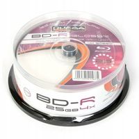 OMEGA BLU-RAY BD-R 25GB 6x Printable Glossy Połysk 50szt
