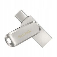 Metalowy Pendrive SANDISK ULTRA DUAL Drive LUXE USB-C 128GB 400MB/s