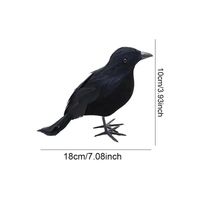 Sztuczne wróne Halloween 6 sztuk kolor Crow A