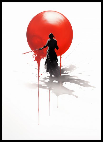 Plakat 50x70cm Samotny Samuraj zdjęcie 2