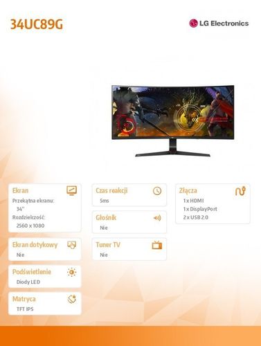 LG 34' 34UC89G 21:9 UWHD G-Sync na Arena.pl