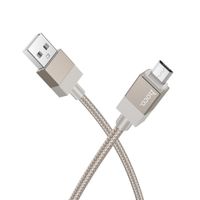 Kabel USB A do Micro USB Hoco 2,4A 1 m X110 złoty
