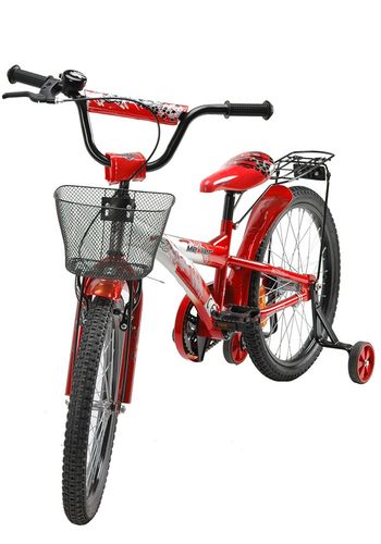 Rower 20 MEXLLER BMX czerwony + koszyk na Arena.pl