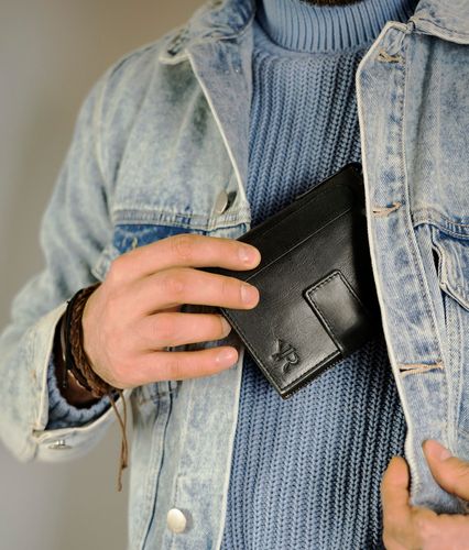 skórzany portfel męski w stylu retro - rovicky na Arena.pl