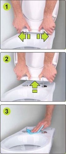 DESKA WC WOLNOOPADAJĄCA SEDESOWA TWARDA WYPINANA na Arena.pl