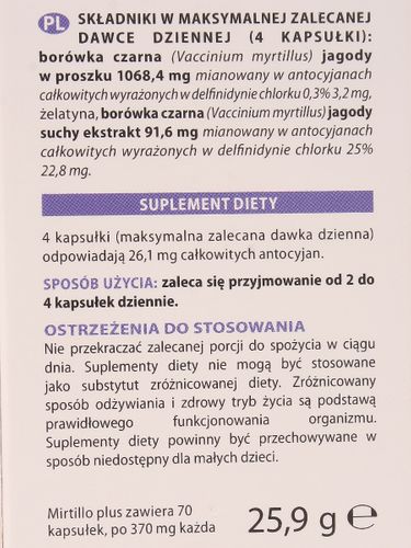 Mirtillo - Aboca - 70kaps na Arena.pl