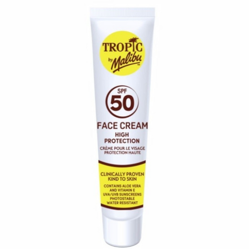 Tropic By Malibu Face Cream SPF50 Krem Do Twarzy 40ml na Arena.pl
