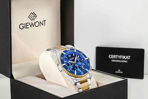 zegarek męski giewont chronograph sapphire multikolor gw3970-b5 na Arena.pl