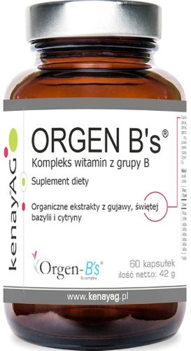 ORGEN B's WITAMINA B KOMPLEKS  60 KAPSUŁEK na Arena.pl