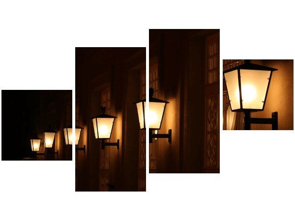 Obraz druk Latarnia zewnętrzna ścienna zdjęcie 1