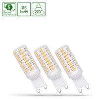 Żarówka LED G9 230V 4W Barwa zimna DIMMABLE 3-PACK 5 LAT PREMIUM WOJ+14486_4W