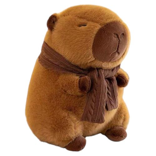 MASKOTKA PODUSZKA KAPIBARA Z SZALIKIEM DUŻY PLUSZAK Z KOCYKIEM 3w1 na Arena.pl