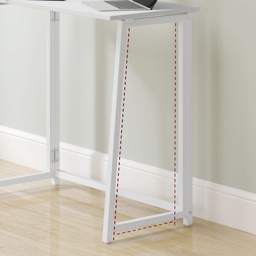 Biurko Komputerowe MAX 1.0 - białe / nogi białe na Arena.pl